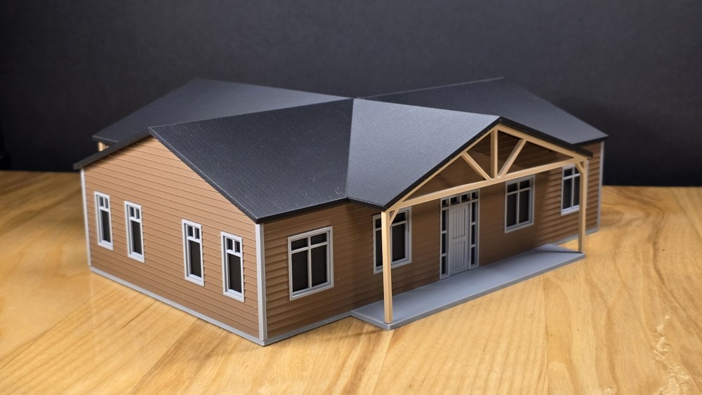 1/64 Scale House 3D Model