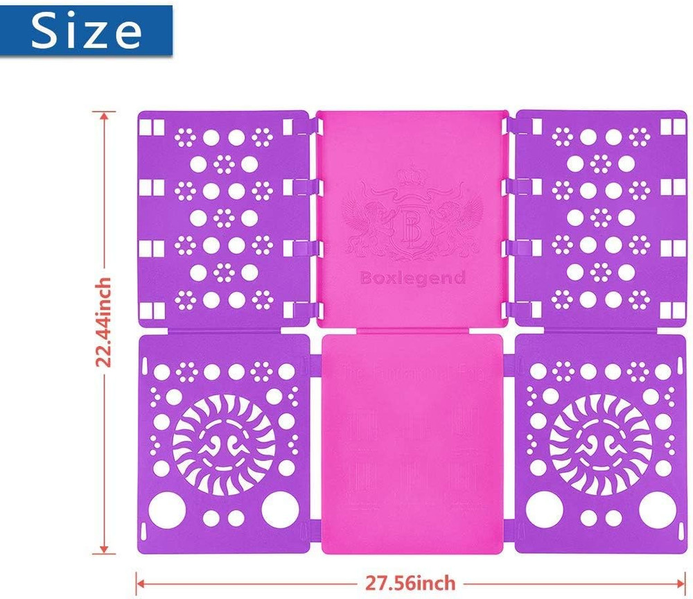 Version 3 Shirt Folding Board T Shirts Clothes Folder Durable Plastic Laundry Fo