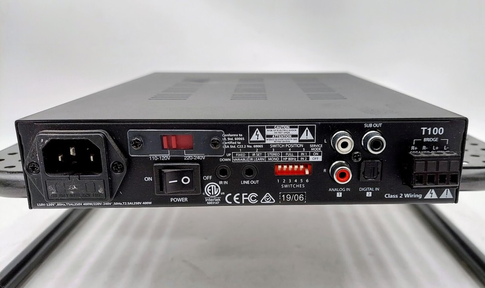 Current Audio T100 Power Amplifier
