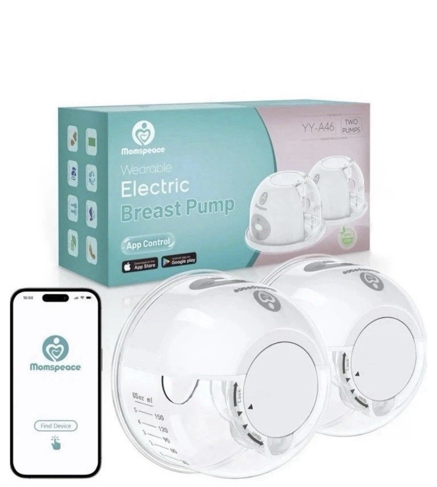 Momspeace Breast Pumps with App & Timer