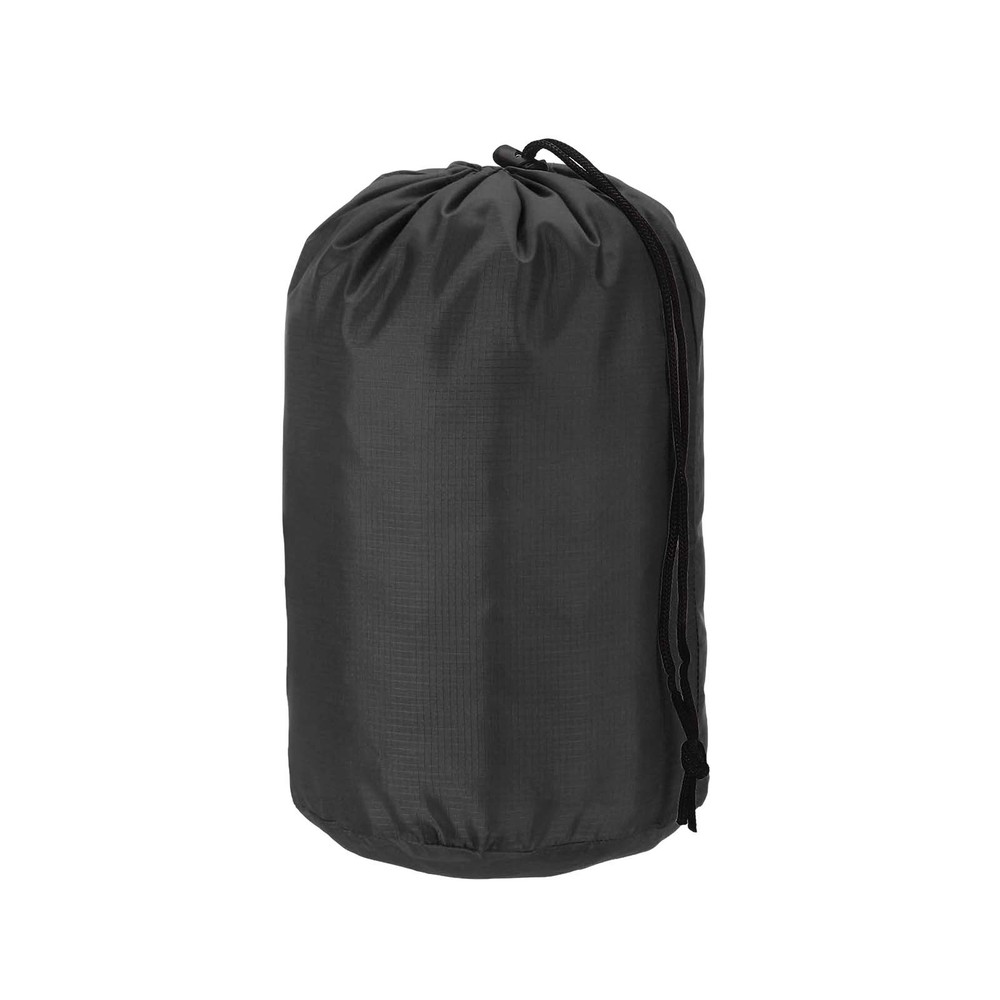 Stuff Sack, Nylon Waterproof Storage Sacks, 3x5Inch(Black)