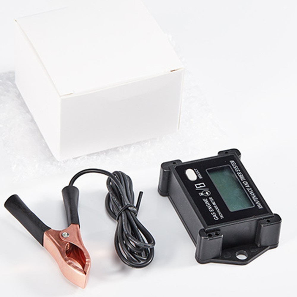 User Friendly Digital Tachometer Hour Meter for Motorcycle Maintenance Tracking