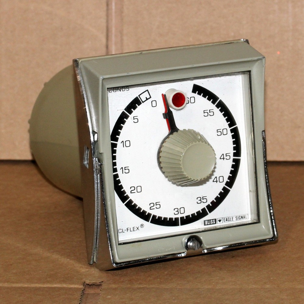 Bliss Eagle Signal Traffic Control Stoplight Timer HP51A6 Cycl-Flex 60 Seconds 1
