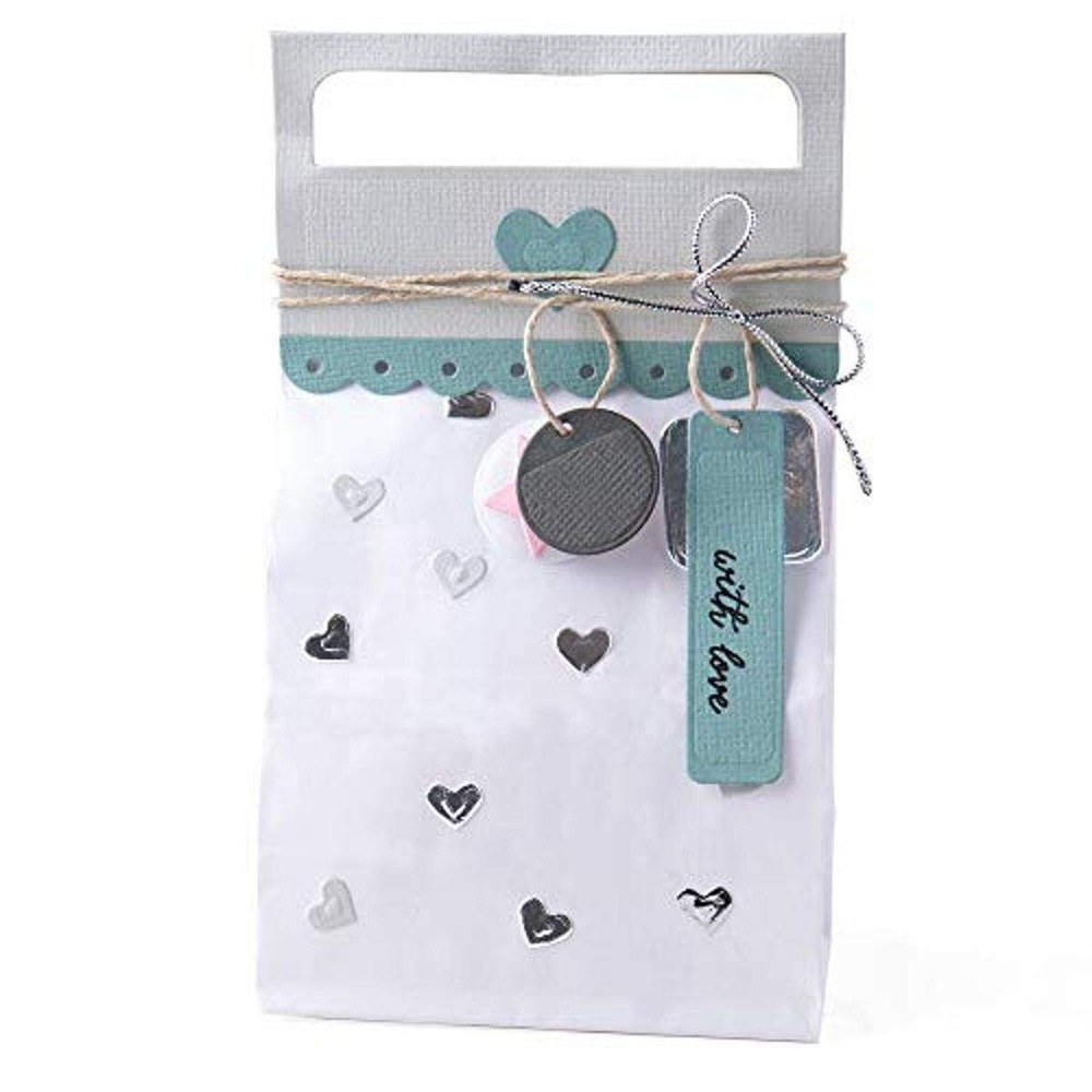 Sizzix THINLITS 664462 Georgie Evans Party Bag Topper Metal Cutting Dies