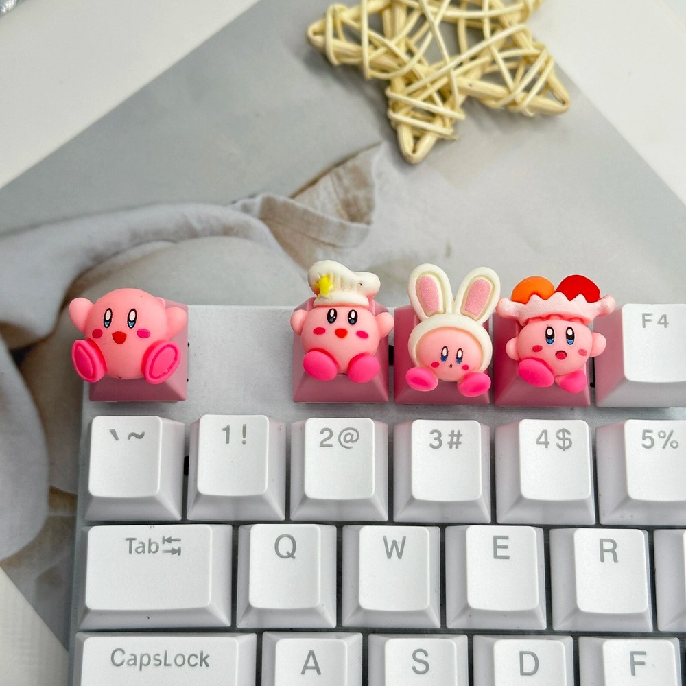 Cute Kirby Keycap Game
