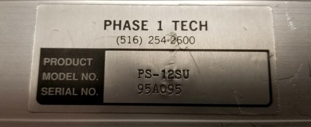 Sony CCD Video Camera Module, Sony Power Unit, Phase 1 Tech Power Supply #1