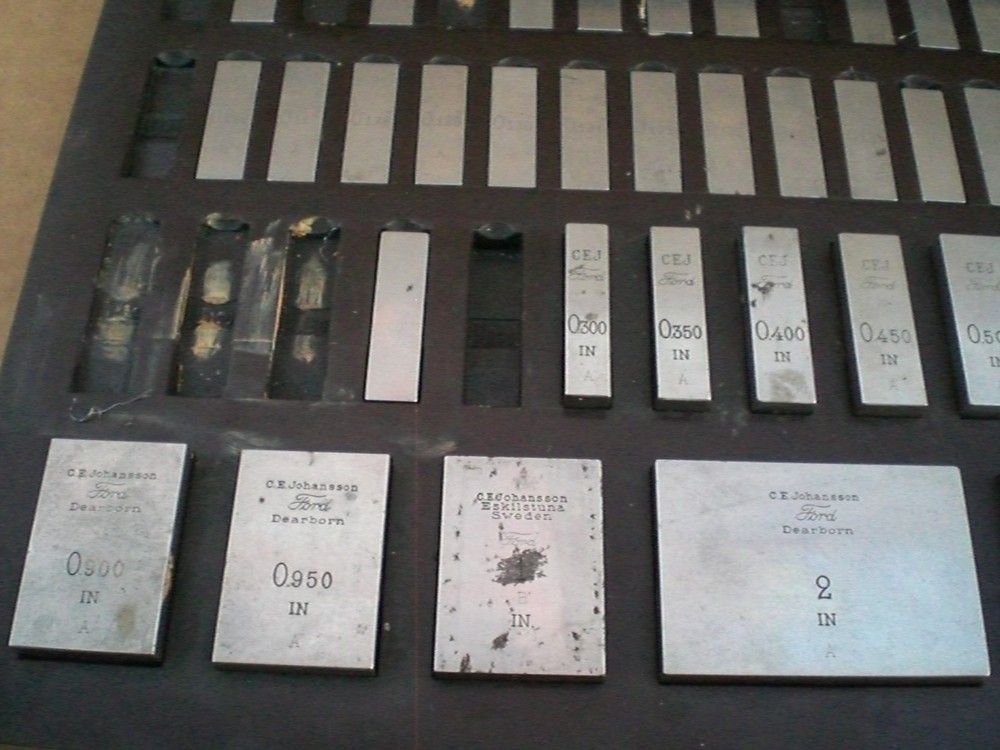 Vintage Johansson Gage Block Set