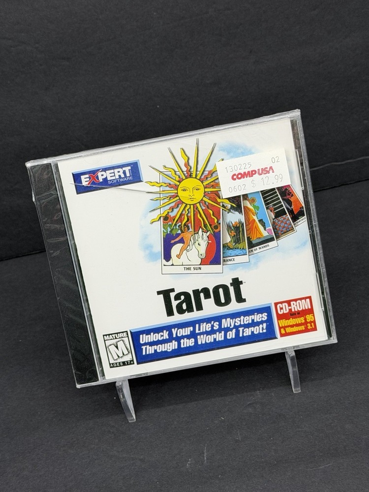 TAROT UNOCK YOUR LIFE'S MYSTERIES CD ROM WINDOWS '95 EXPERT SOFTWARE