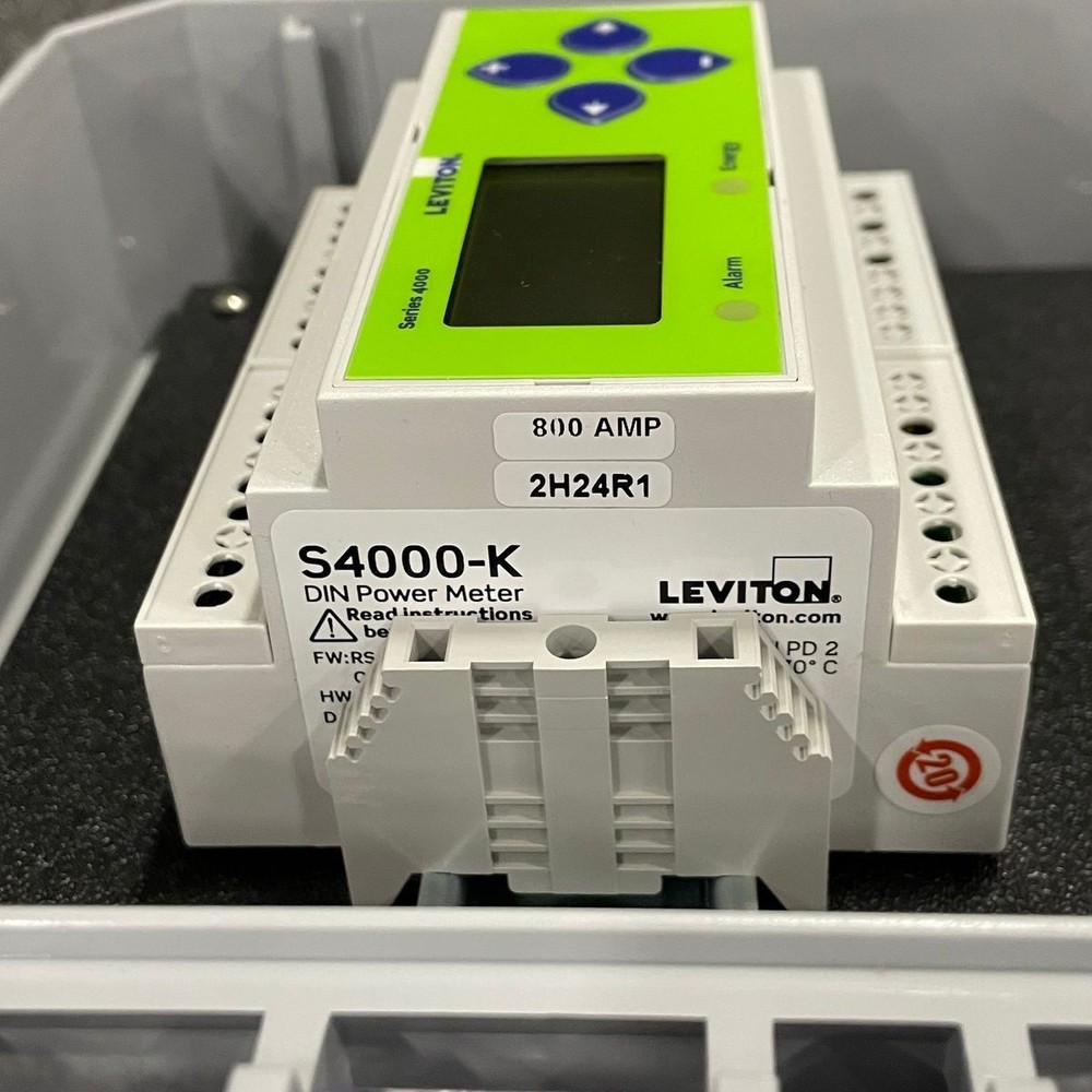 LEVITON 4OUMR-08M Modbus Meter Kit 3-Phase 3W/4W