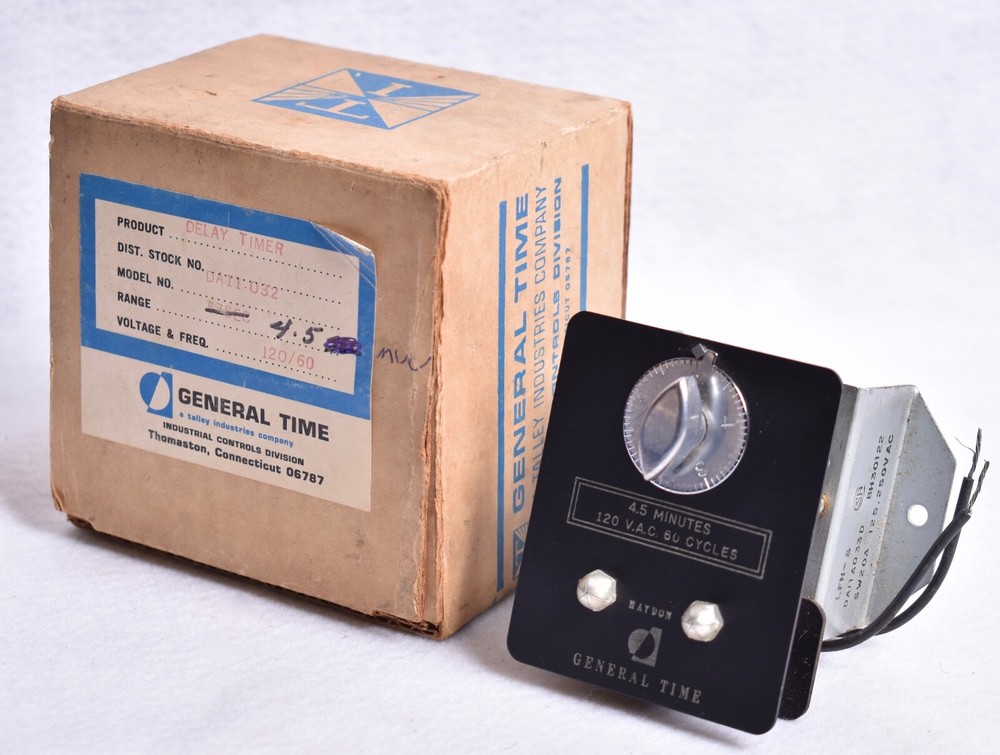 General Time 4.5 Minute Delay Timer Model DA11032