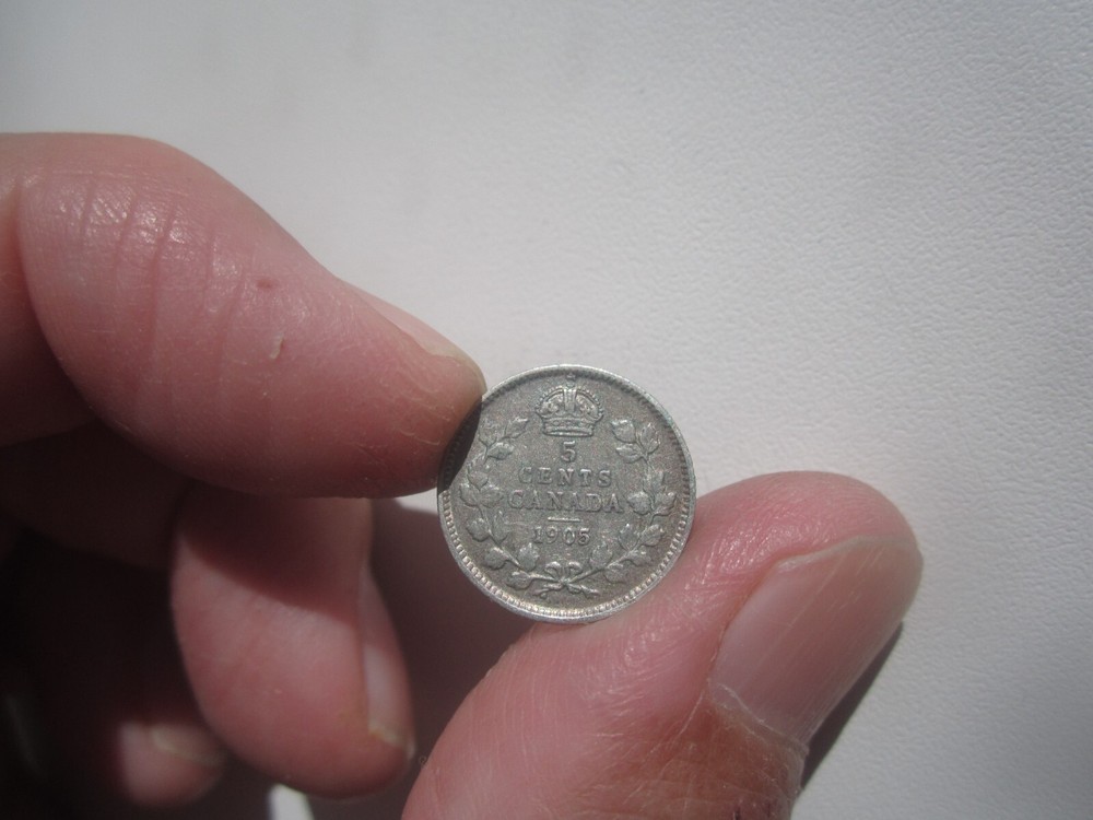 1905 CANADA 5 CENTS