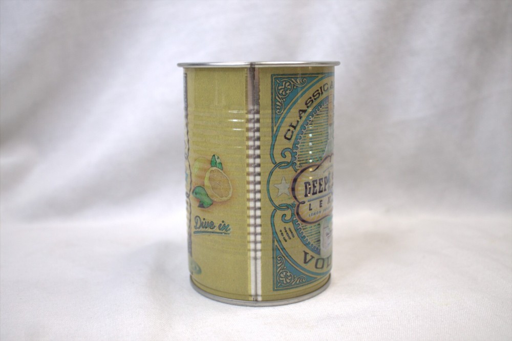 Deep Eddy lemon Vodka Tin Can Cups Red Swimsuit Pinup