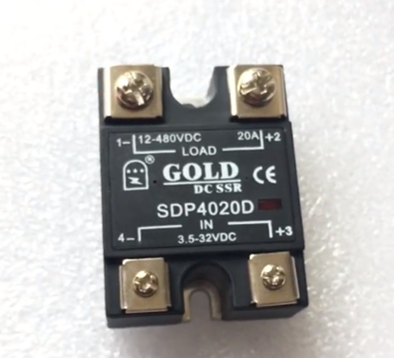 GOLD SDP4020D 20A Single-phase DC-controlled DC solid-state relay