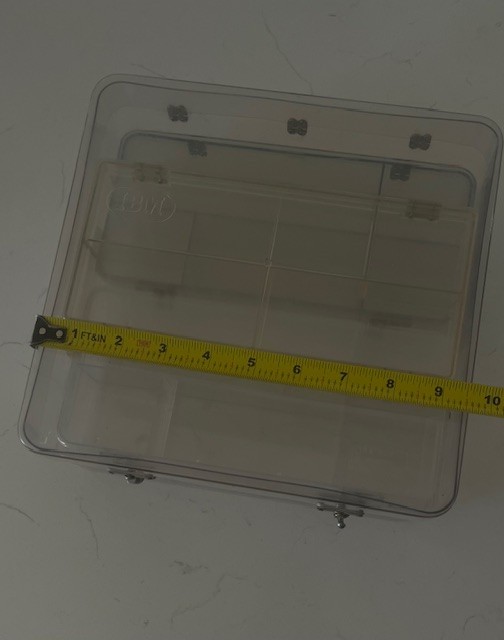 Vintage IBM branded storage cases, plastic coplymer, snap closures, hinged