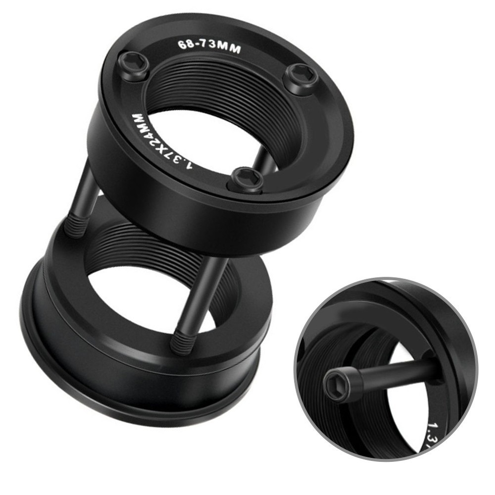 Bike Bottom Bracket Conversion Kit with Adjustable Eccentric Length 68 and 73mm