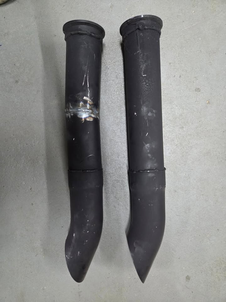 2 ¾ exhaust pipe and turn down, IMCA MODIFIED