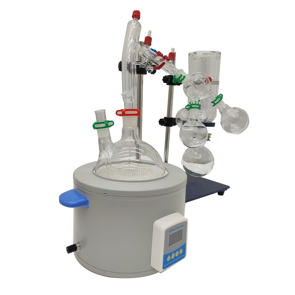 110V Short-range Molecular Distillation Apparatus Laboratory Heating Stirring
