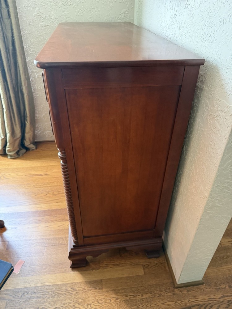 This is a Willett Wildwood solid cherry sideboard, server, from the 1950s