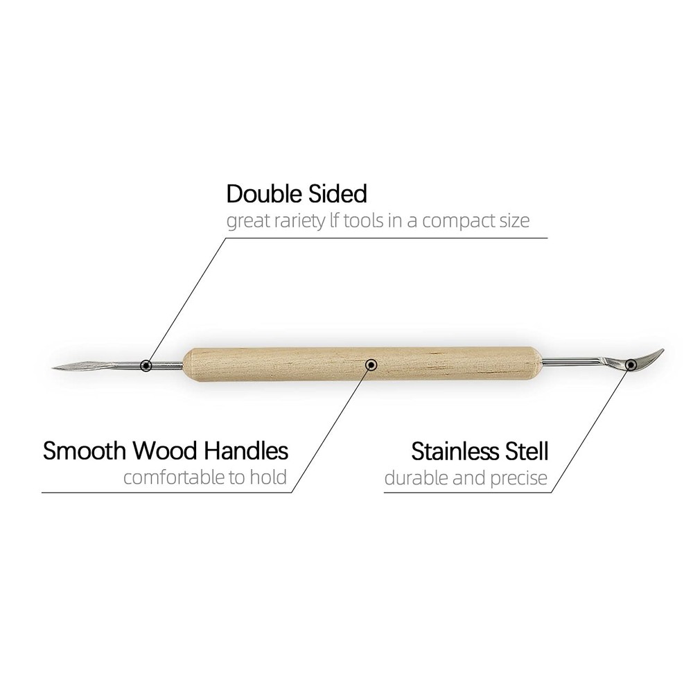 Pottery Sculpting Tools 32pcs Ceramic Clay Carving Tools Set For Beginners Exper