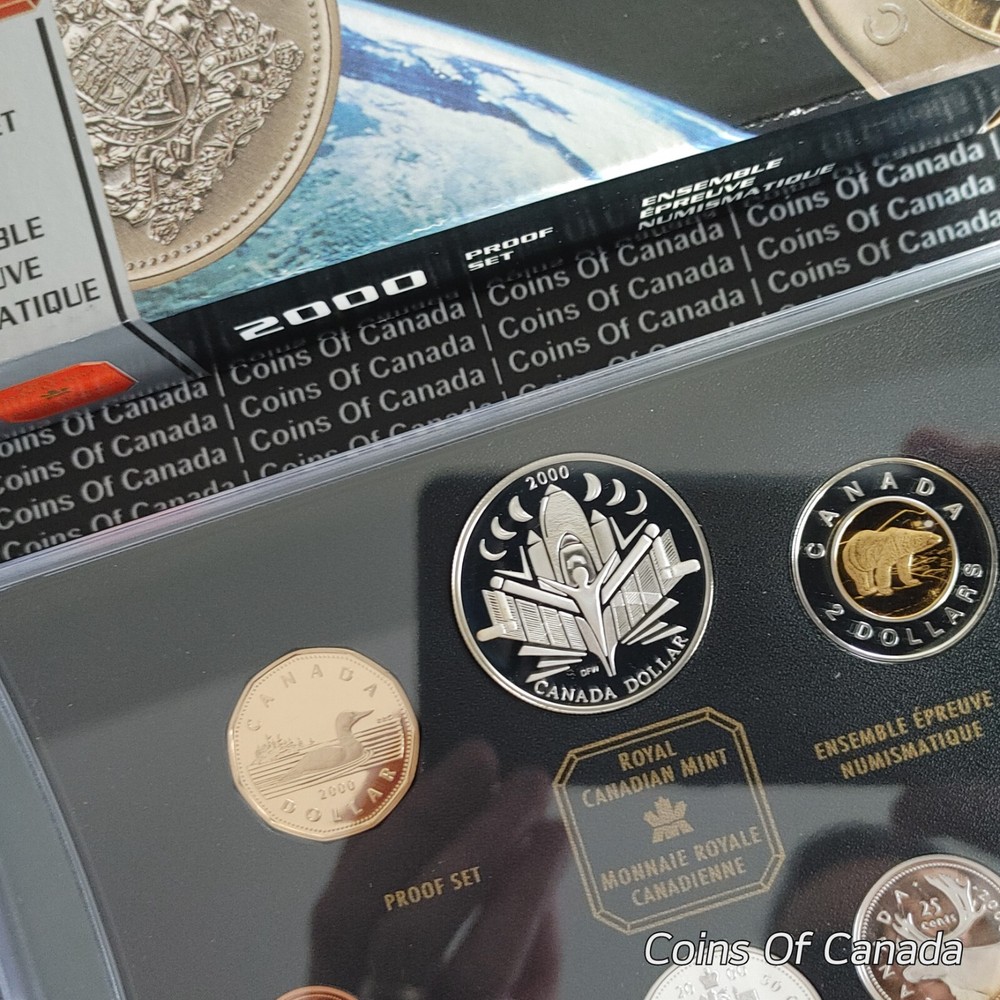 2000 Canada 8 Coin Proof Set - With Special Edition Silver Dollar #coinsofcanada