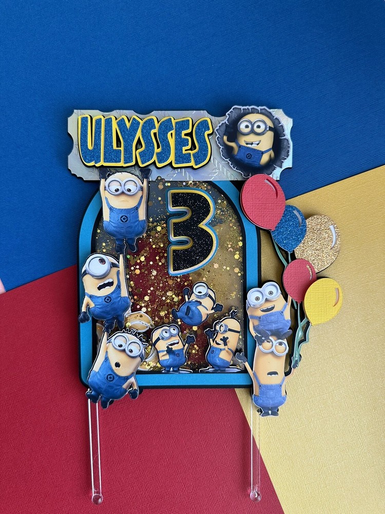 Minions Inspired Cake Topper