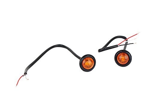 Fishbone FB21041 Amber LED Lights 3/4 Inch Pair