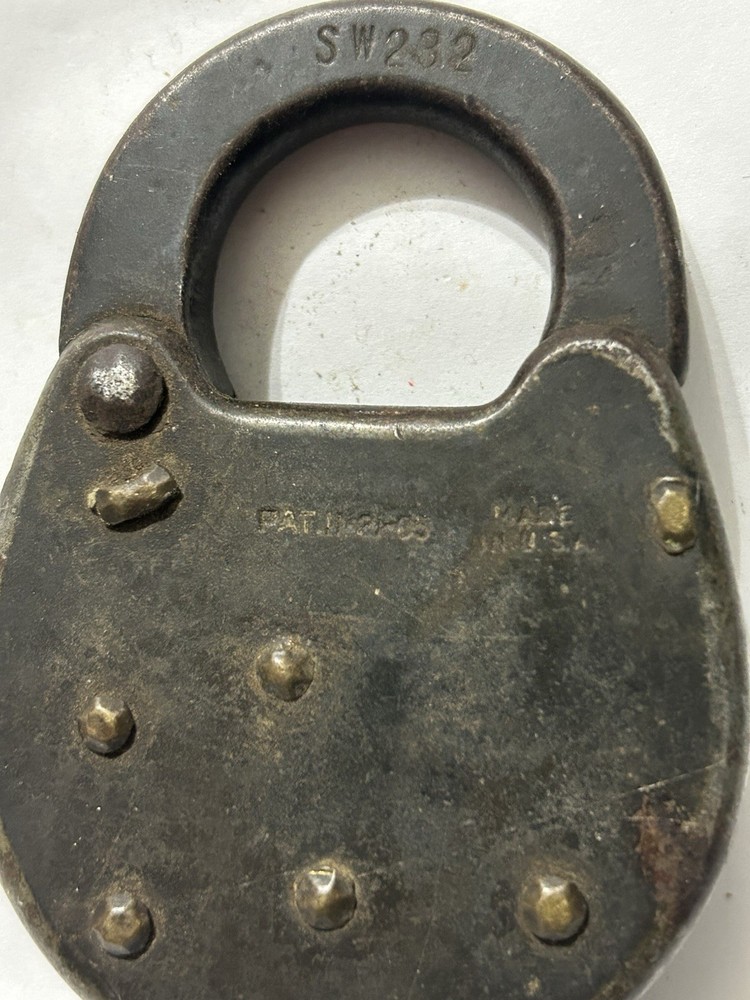 Antique Padlock ABCO SW232 no Key
