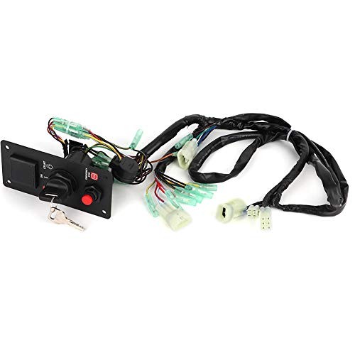 Ignition Switch Panel Outboard Single Engine Key Switch Panel Assembly On-Off
