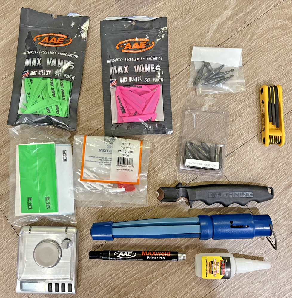 Bowtech Amplify Compound Bow, Nock On Silverback Release, VAP TKO Arrows, & MORE