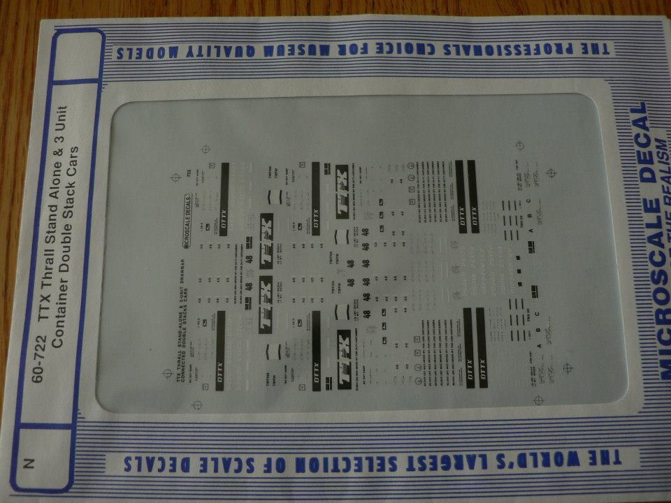 Microscale Decal N  #60-722 TTX Double Stacks