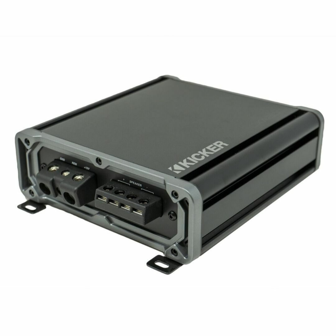 Kicker CXA800.1 Class-D Mono Amplifier + T4AW-R 4 Gauge Amp Kit