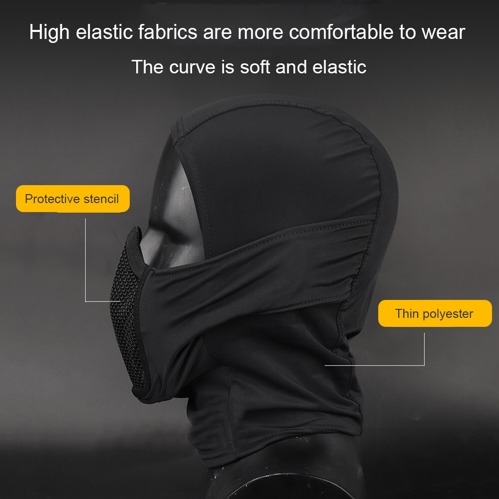 Tactical CS Mask Helmet Liner Cap Full Face Mask Balaclava Outdoor Hunting Mask
