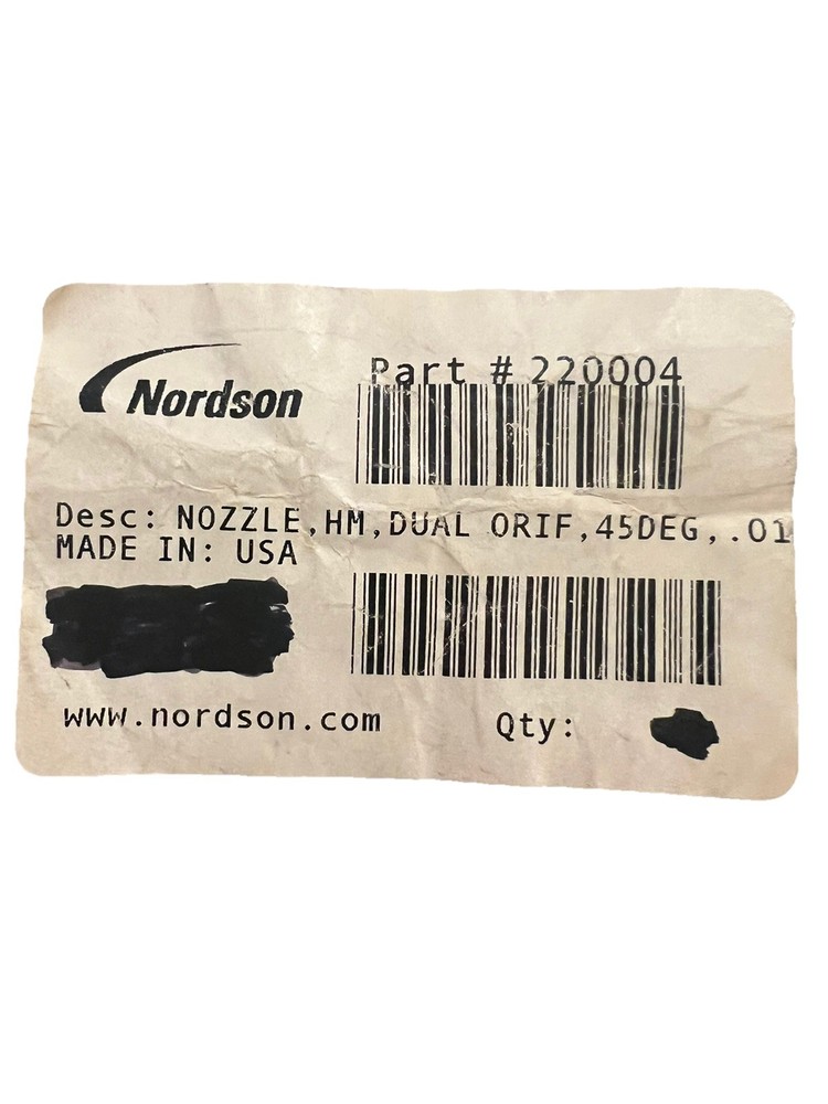 Nordson 6pc 220004 .016 Nozzle Tip