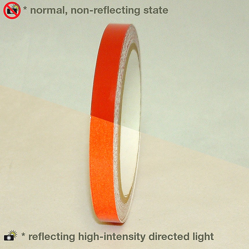 JVCC Engineering Grade Reflective Tape (REF-7): 3/4 in. x 30 ft. (Red)