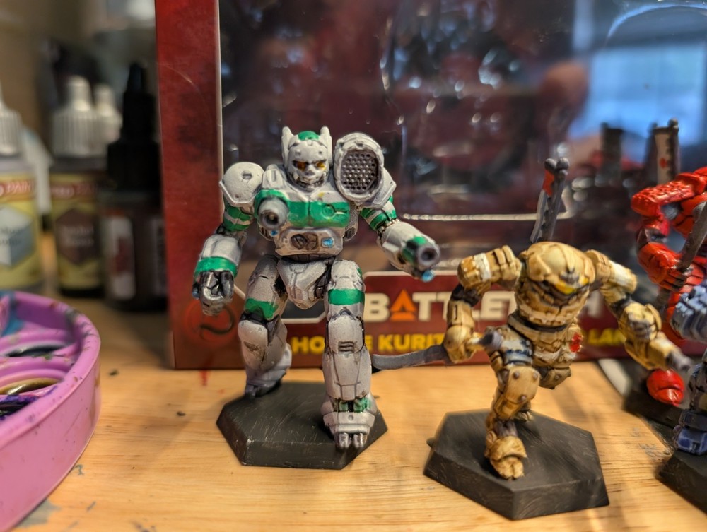 BattleTech: Miniature ForcePack - House Kurita Command Lance PAINTED