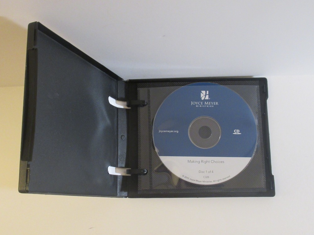 Joyce Meyer - The Wisdom of Making Right Choices (CD) - 4 Disc Set