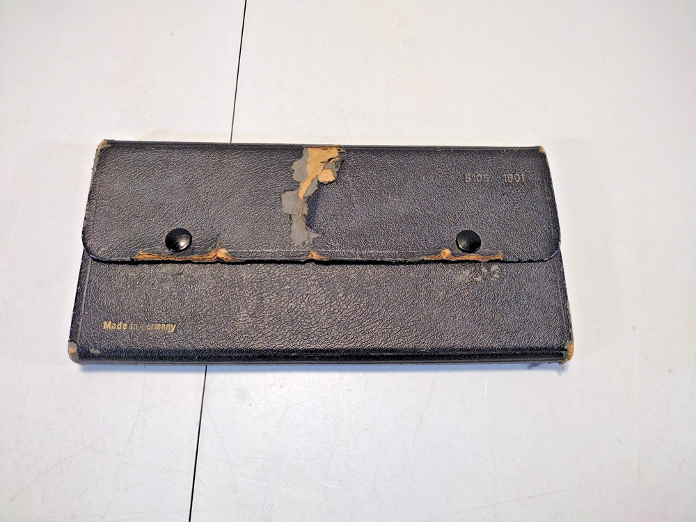 Vintage Tower Precision Germany Drafting Protractor Set with Case 5105-1801