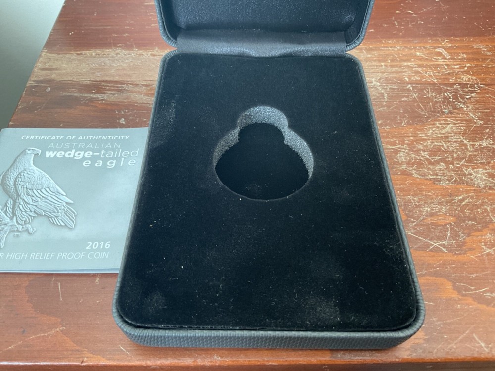 Perth Mint Australia Wedge-Tailed Eagle Display Case Only NO COINS