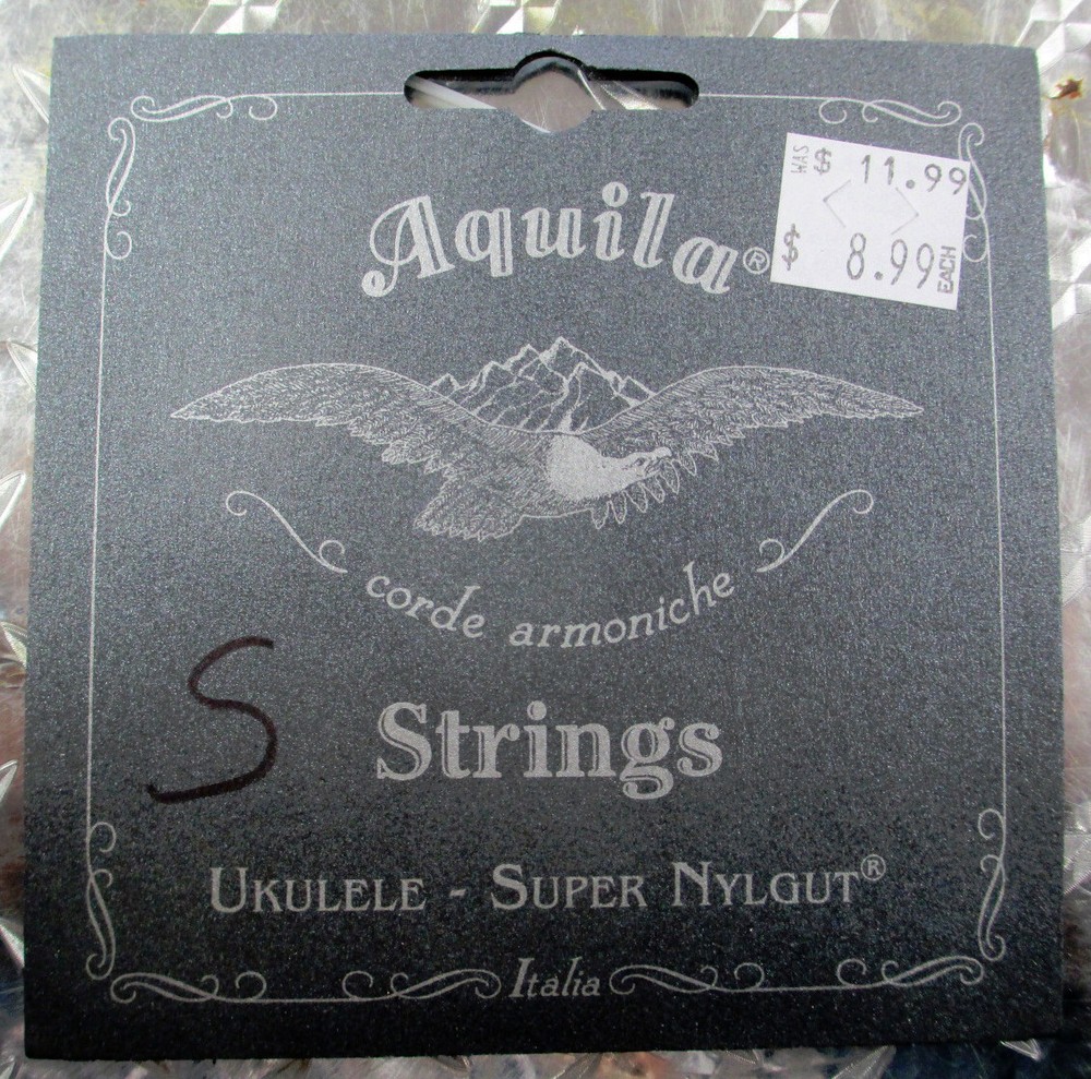 Aquila Soprano Uke High G Ukulele Strings #100U New
