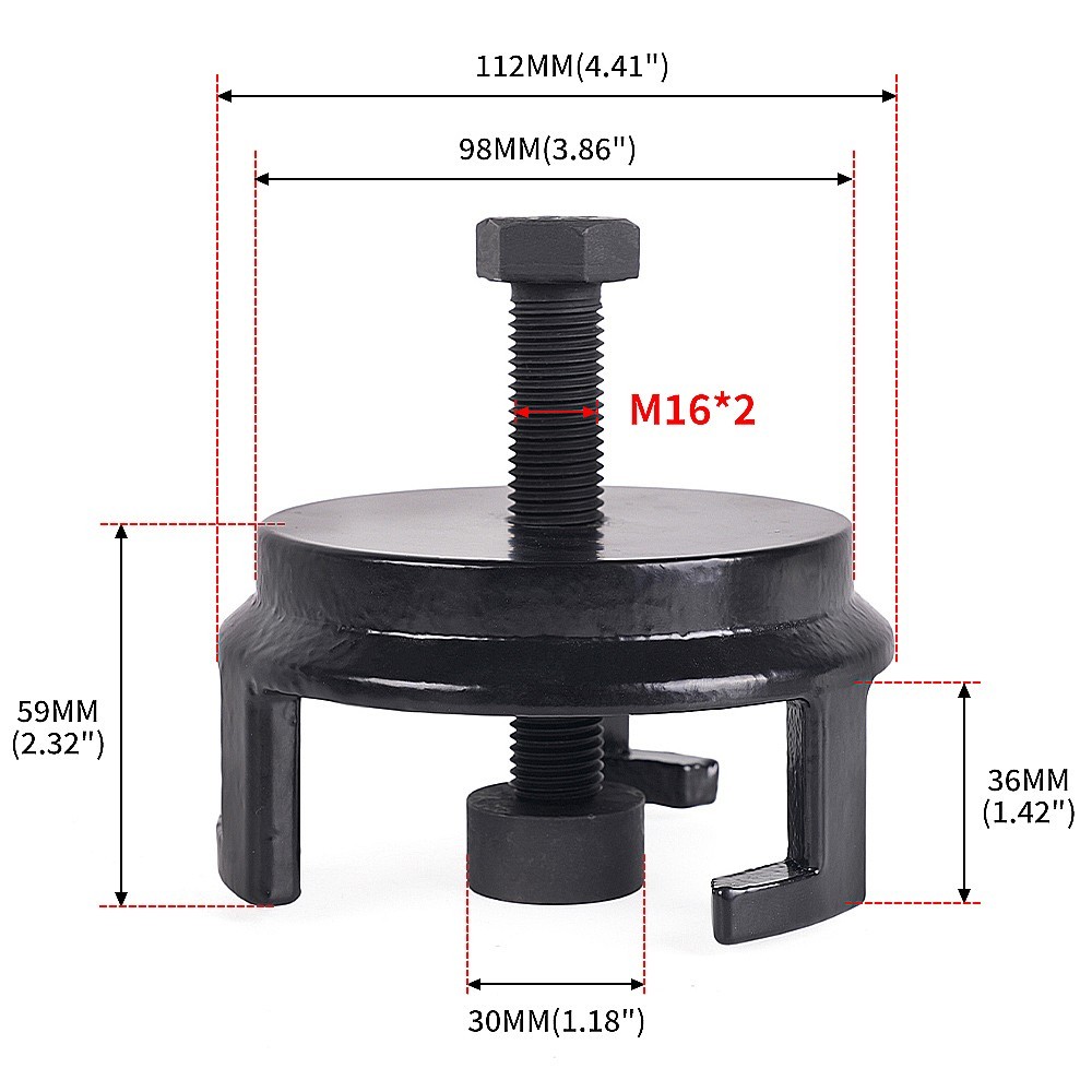 BK 25264 Harmonic Balancer Puller For GM Dodge Jeep Chrysler Crank Pulley Puller
