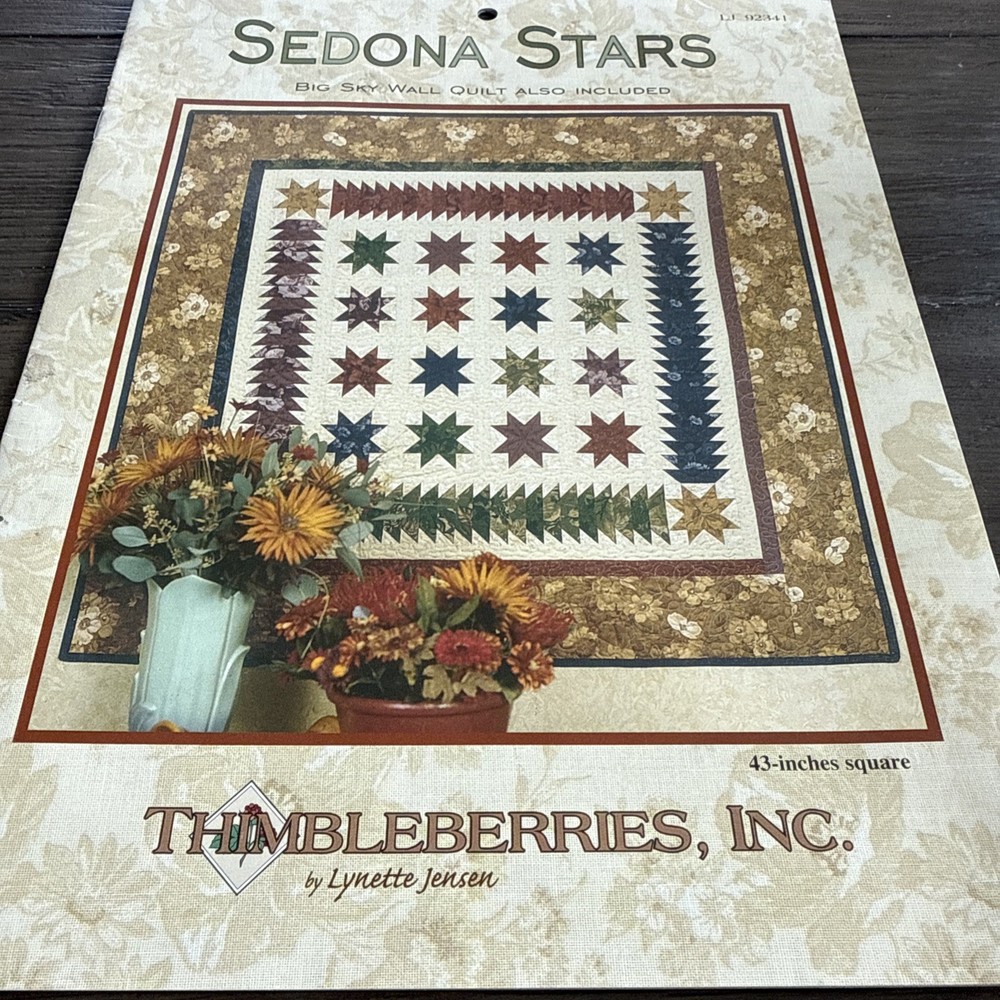 Sedona Stars - Thimble Berries Quilt Pattern Leaflet