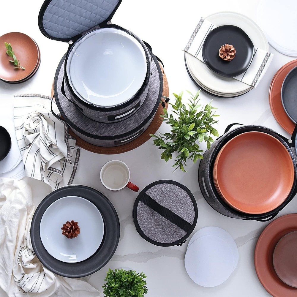 Fine China & Dish Storage Organizer Set