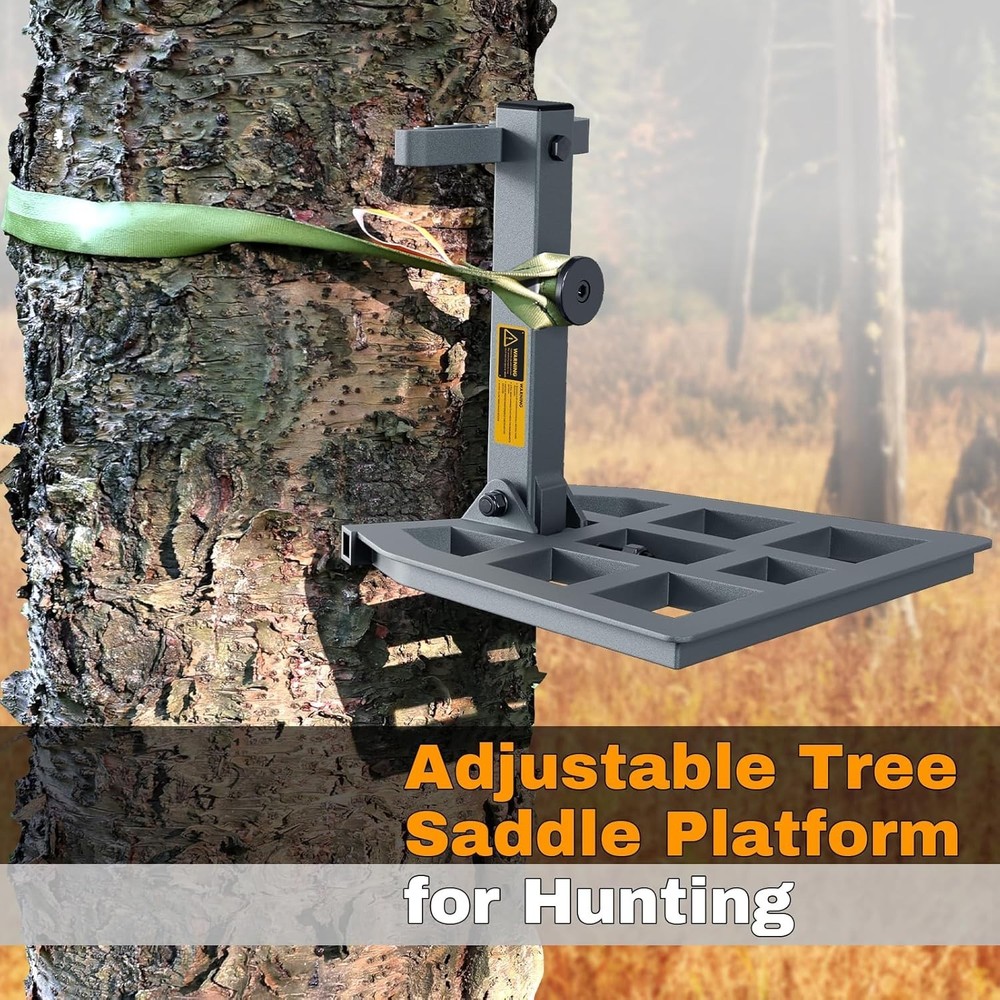 Tomaki Saddle Hunting Platform, Aluminum Adjustable Tree Saddle Platform