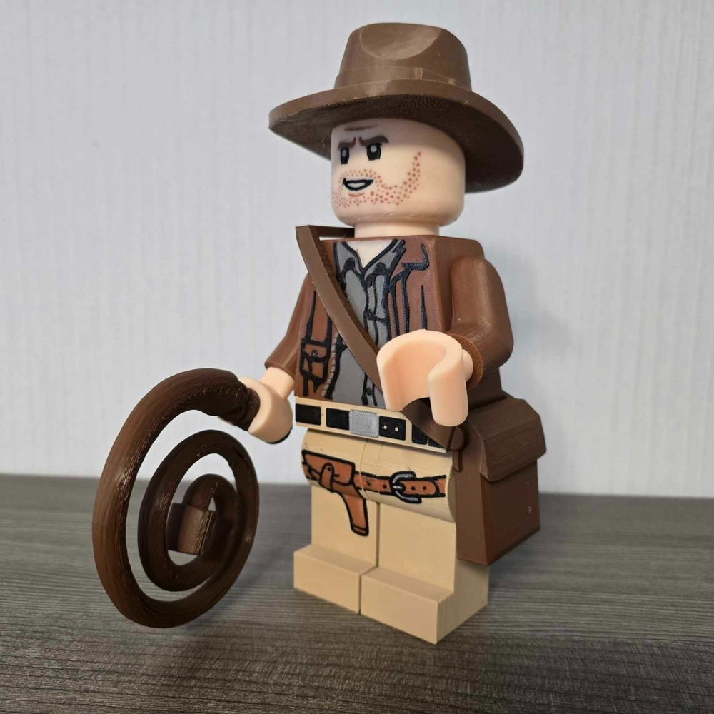 3D Printed - 9 in - Indiana Jones