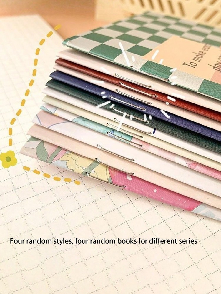 8pc Mini Notebooks, Cute Notepads, Suitable As Gifts ( Random Styles)