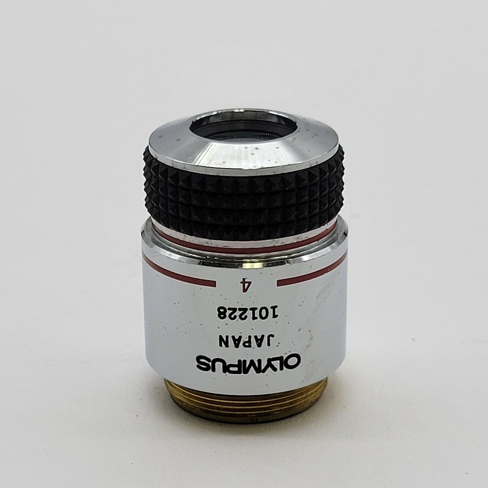 Olympus Microscope Objective SPlan 4PL 4x Phase Contrast 160/-
