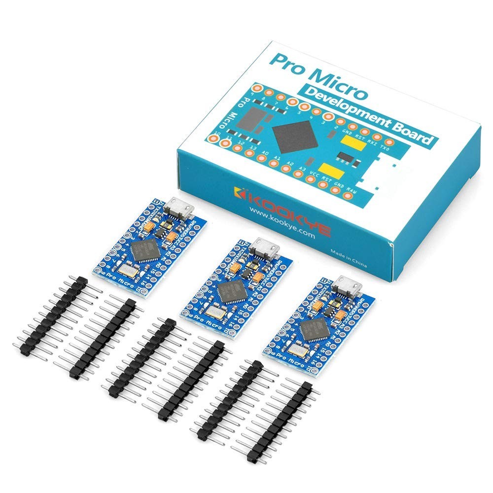 Compact Pro Micro 16MHz Module Trio with Reinforced USB - ESD Safe Packaging