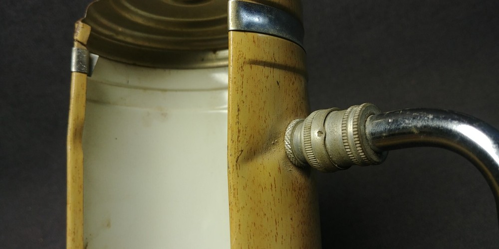 1940s Long Arm Bracket Overhead Industrial Light Adjustable Pull Light Works Vtg