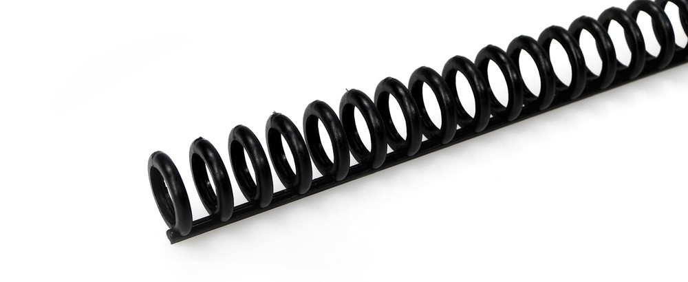 PROC1230BK Click Binding Spines Easy Edit Spines 1/2" Diameter 90 Sheets Capa...