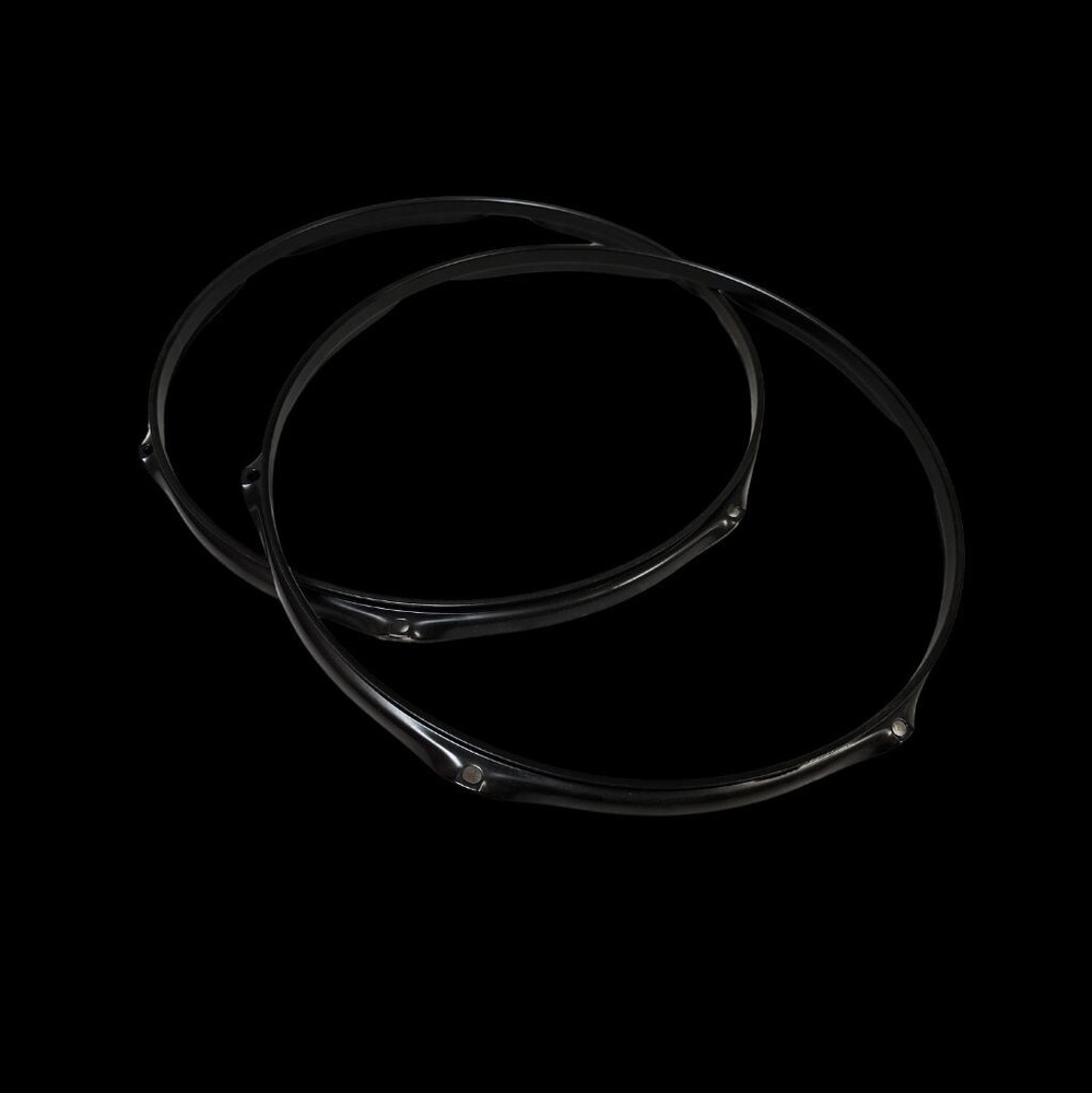 Drum Hoops x2  12''  5 Lug Black